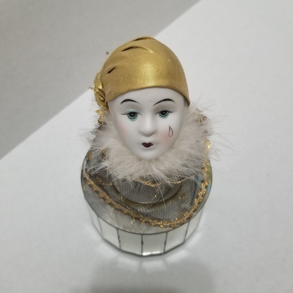 Vintage porcelain clown music box - Picture 2 of 9